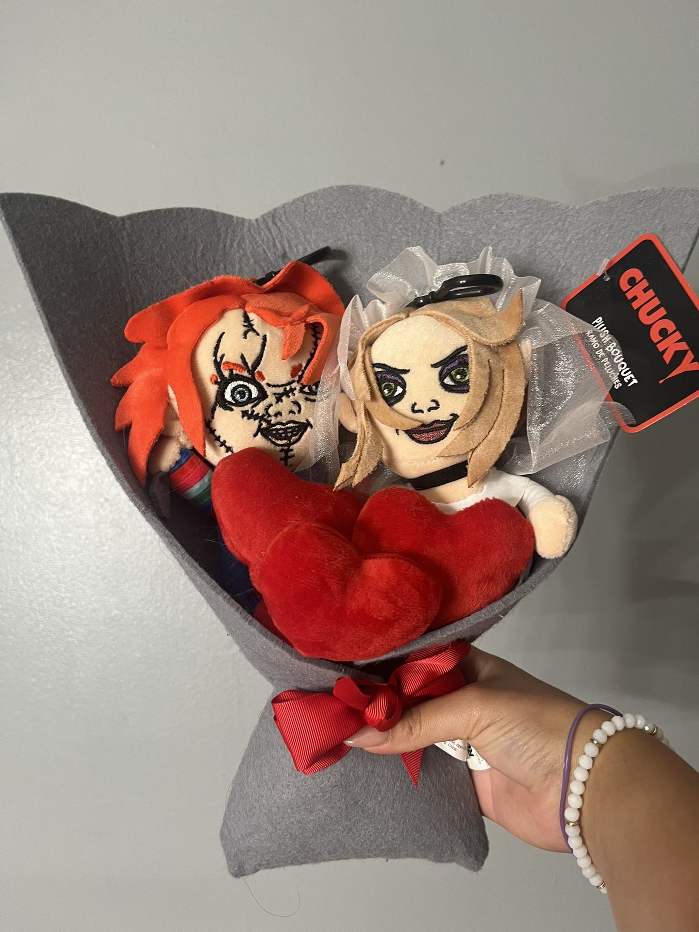 Chucky And Tiffany Plush Bouquet