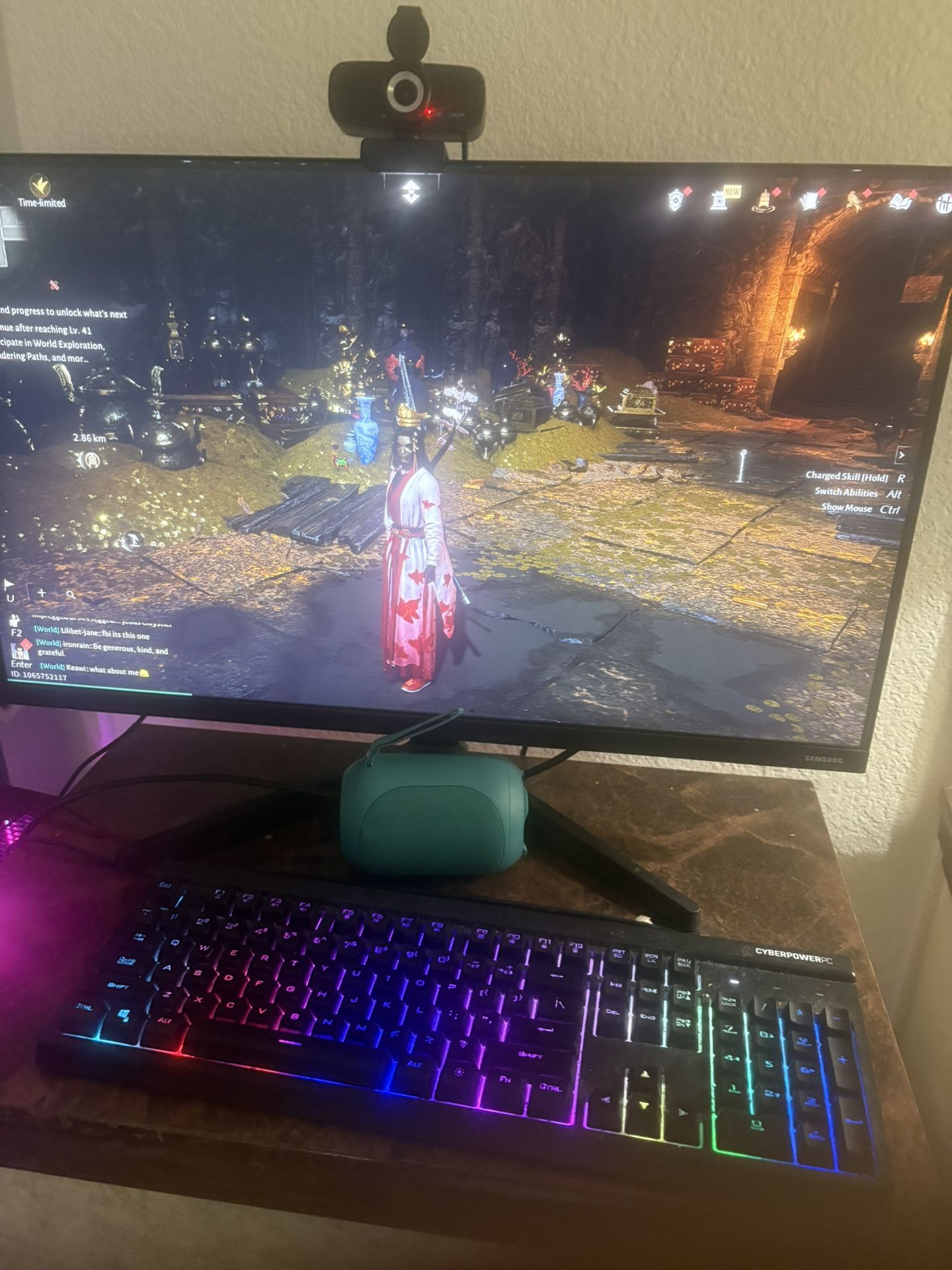 Cyberpower Pc With Monitor Keyboard And Mouse 