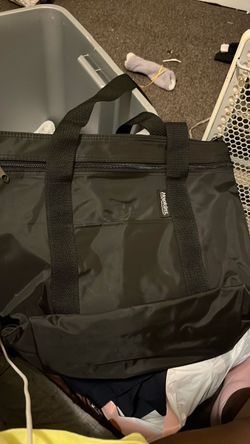 Hopkins Black Nylon Tote Bag