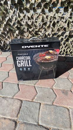Ovente portable charcoal grill