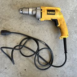 DEWALT Corded Drill, 7.8-Amp, 1/2-Inch, Variable Speed Reversible (DW235G), Yellow