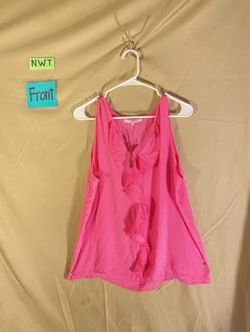 Violet & Claire Women's Hot Pink Tank Top Size XL NWT