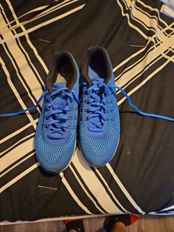 Blue Nikes 