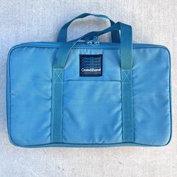 Vintage Crate and Barrel Cassette Tape Carrying Case with Handles