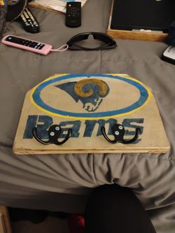 Custom made LA Rams wall plaque