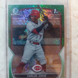 Carlos Jorge 1st Bowman Chrome  84/99 Baseball Card!!