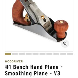 #1 Bench Hand Plane - Smoothing Plane - V3