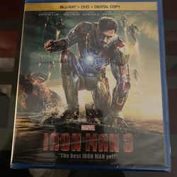 Iron man 3 blu ray new sealed