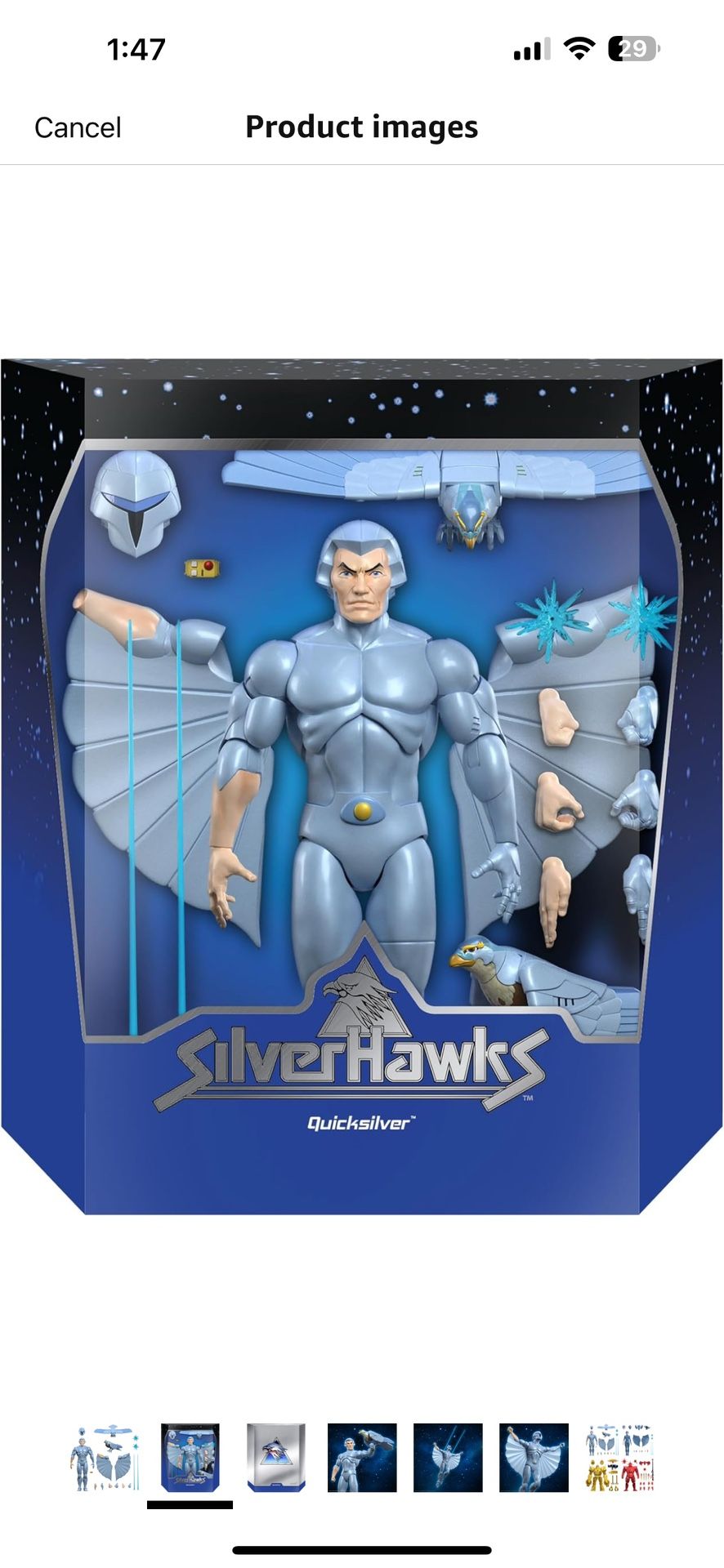 Silverhawks super seven