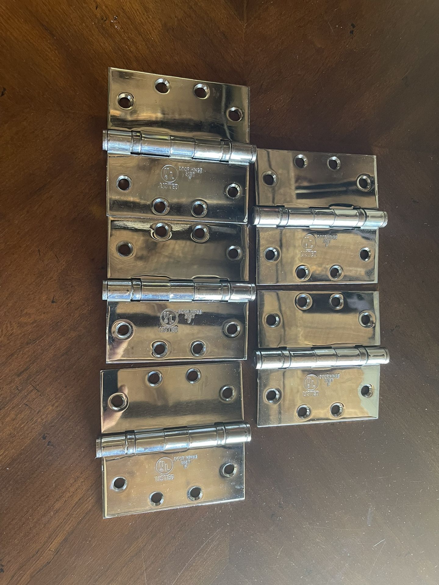 4-1/2” x 4-1/2” Crome Polished Heavy Duty Commercial Door Hinge