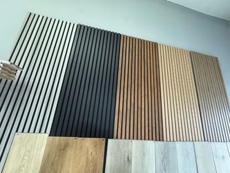 Slat acoustic wall panels