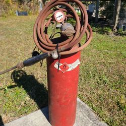 acetylene size B  /w  soldering torch 