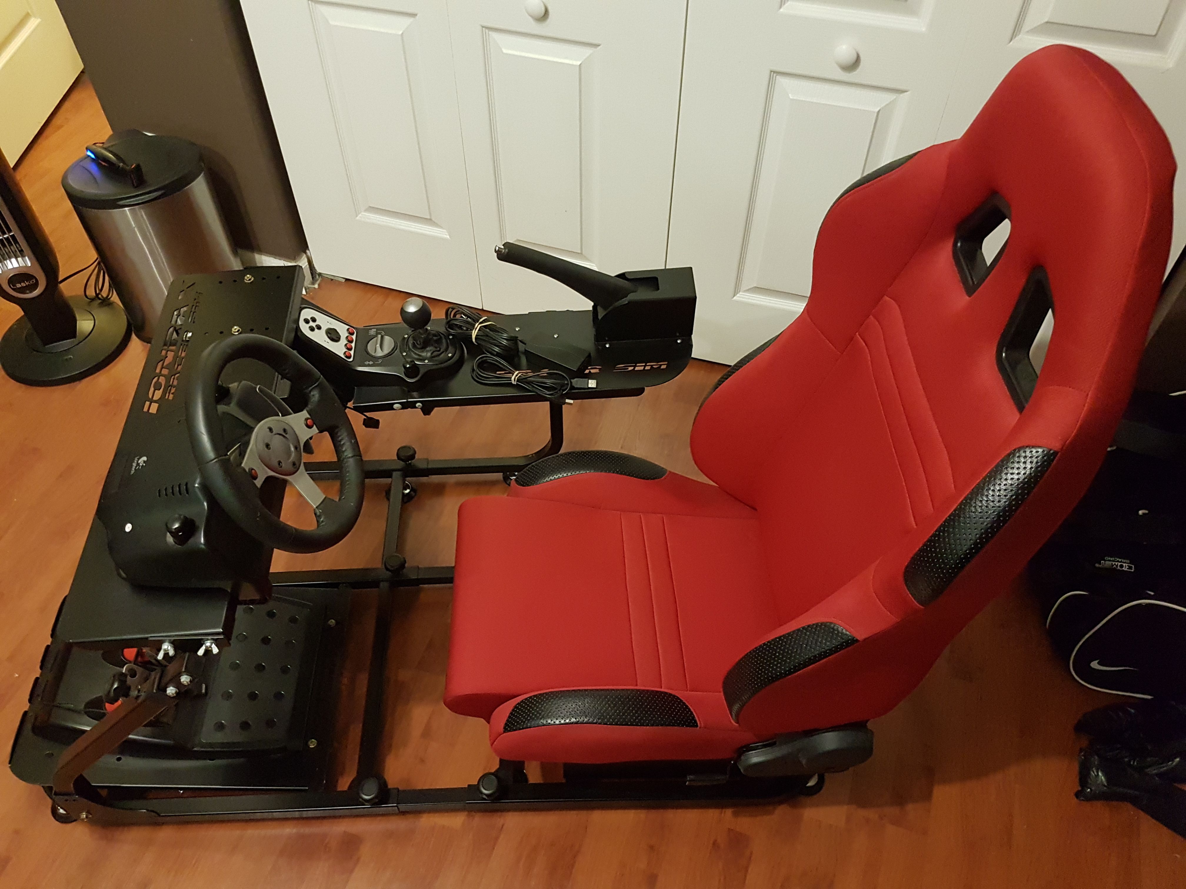 Ionrax RS2 Racing Simulator with E-brake! w/Logitech G25 Combo