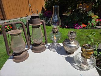 Vintage Kerosine Lamps For Sale
