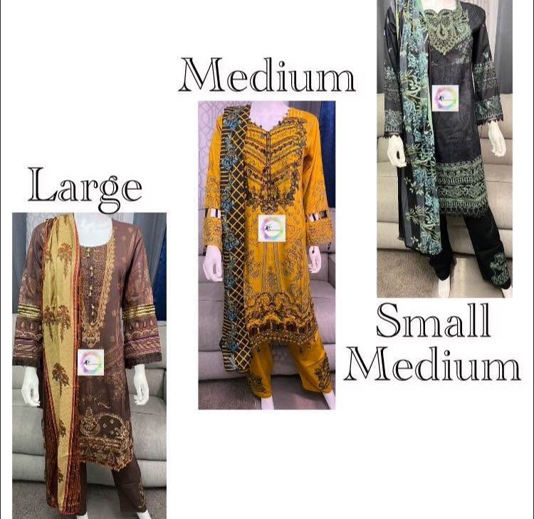 $39.99 Winter Collection With Pashmina Shawl