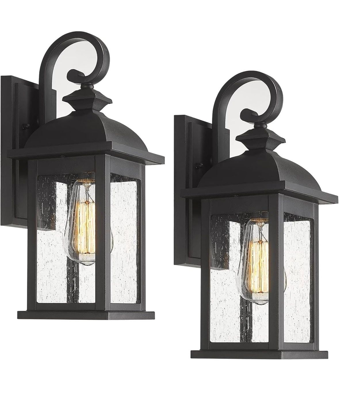 FEMILA Exterior Wall Sconce, 2 Packs Outdoor Waterproof