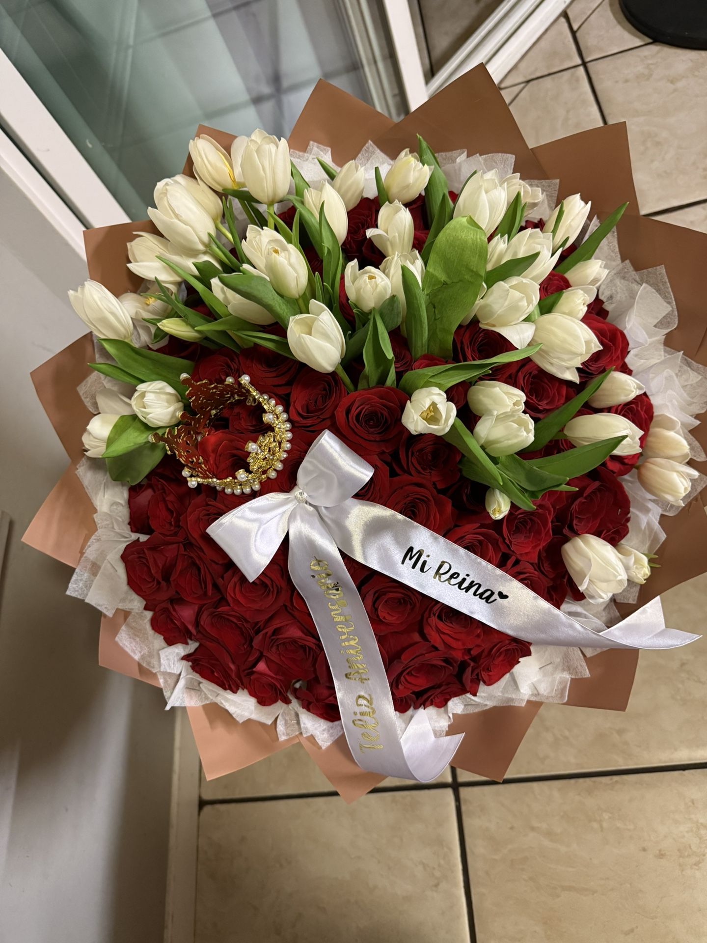 75 Count With Tulips