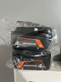 Ridgid 18v Batteries 2pack
