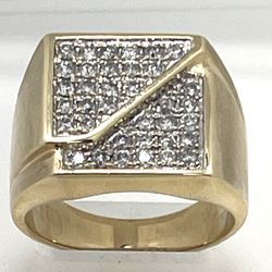 Men’s Ring Size 10 1/2 Diamonds 