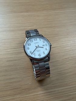Timex Indiglo WR30M Silver Watch