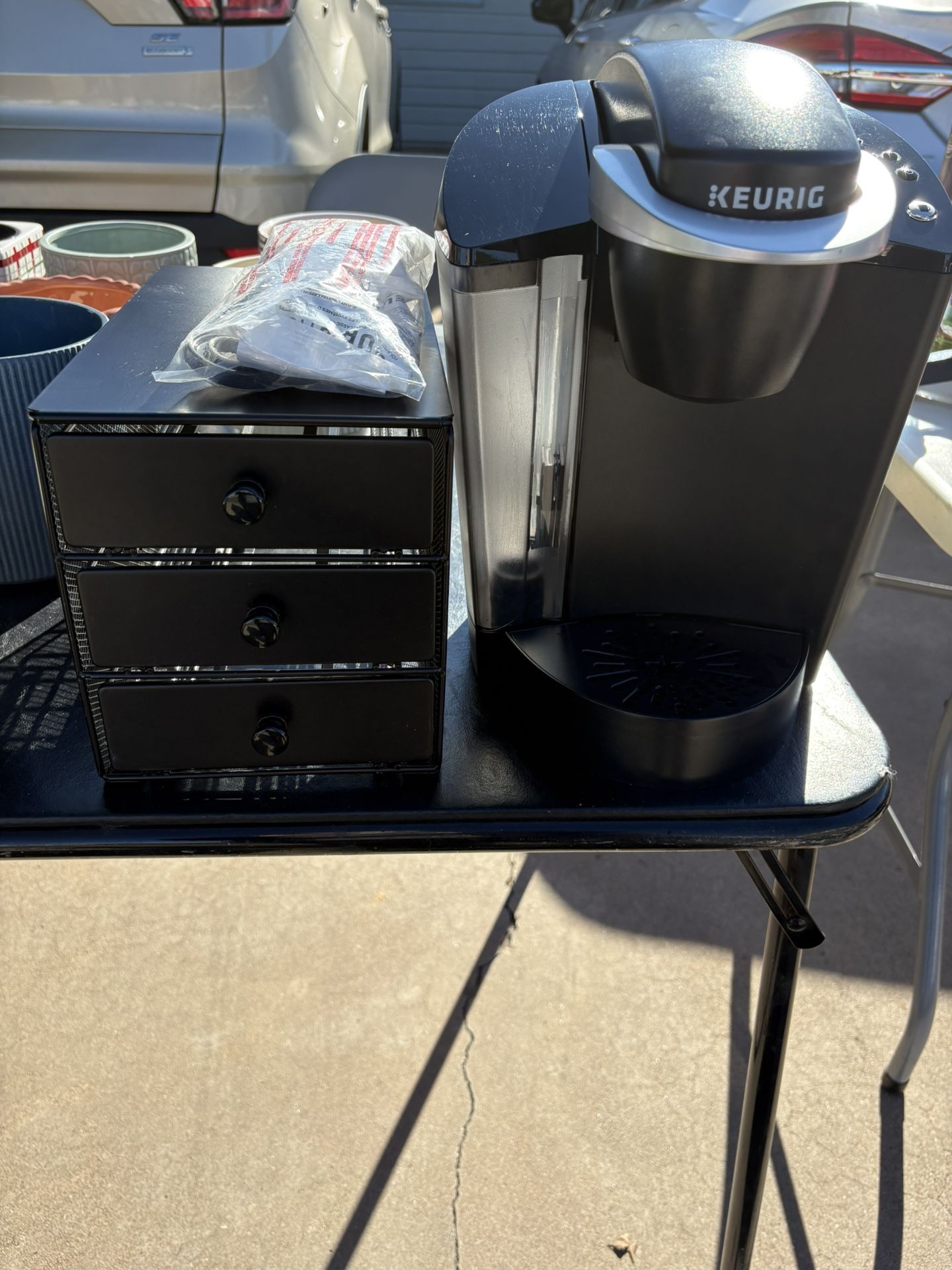 Keurig with Pod Storage