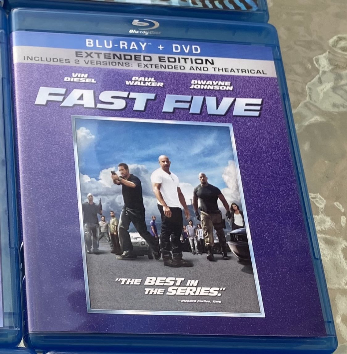 Fast & Furious Five Blu-ray DVD Extended Edition Movie Set