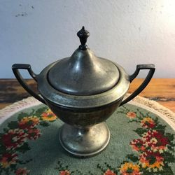 AZUCARERA ANTIGUA DE STAINLESS 