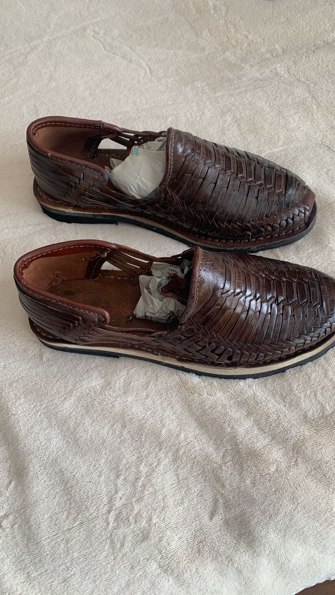 Leather Guarache Shoes