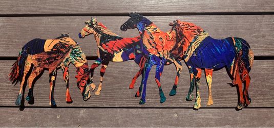 Metal Horse Wall Decor