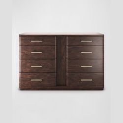 Casa Ispirata Continental 8-Drawer Dresser In Argento $350