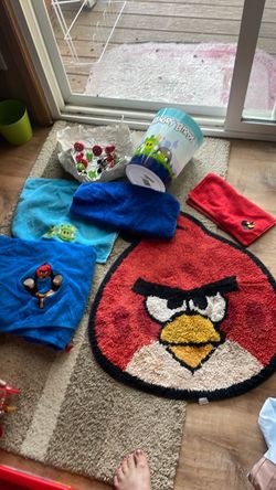 Angry Birds bathroom accessories