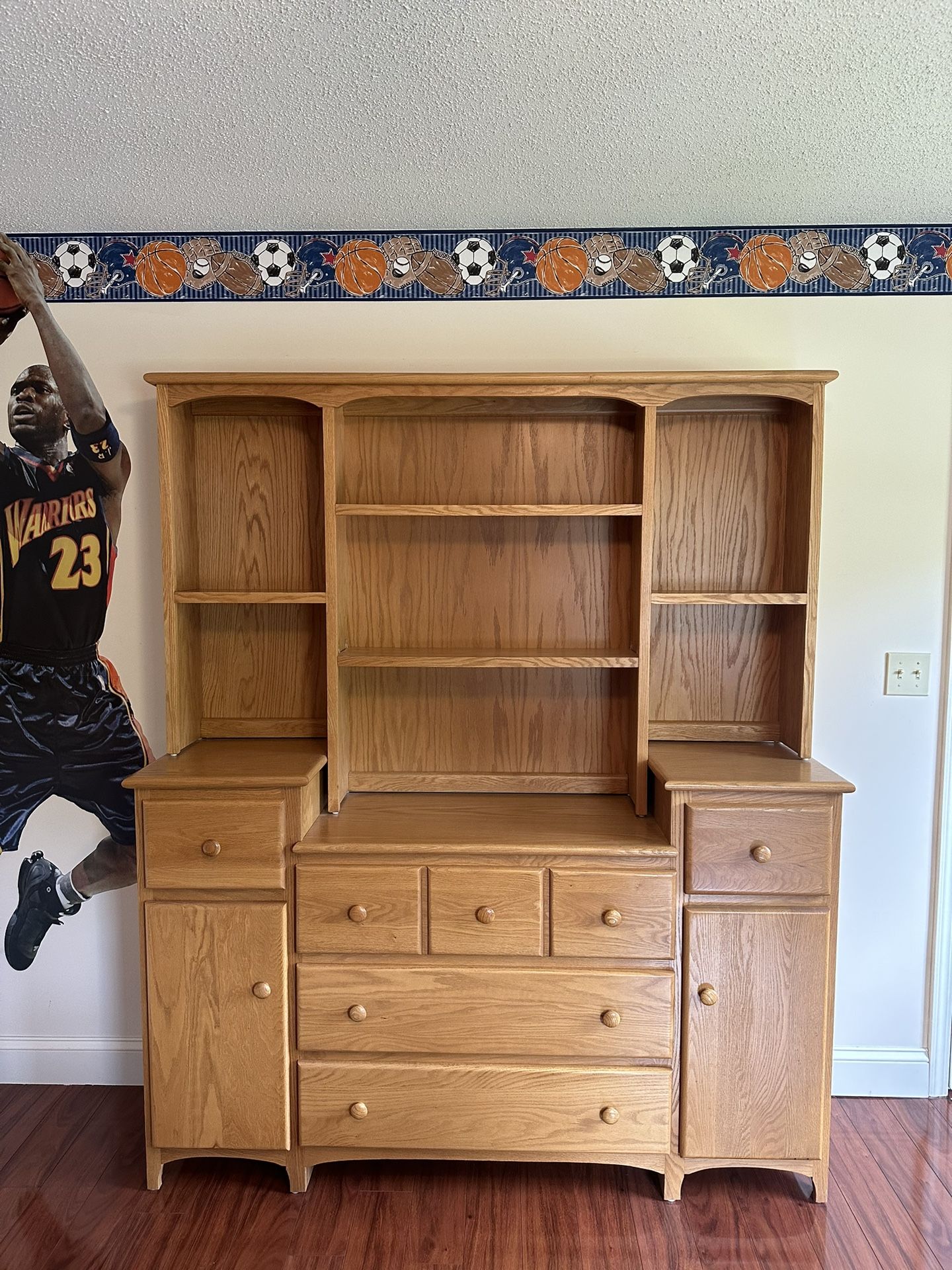 Dresser Bookcase Hutch