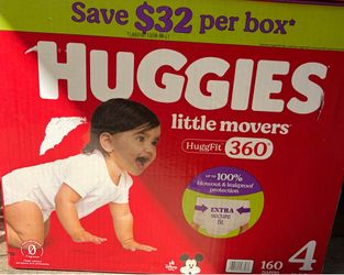 Huggies Little Movers HuggFit 360° Size 4.