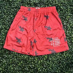 Eric Emanuel X Bape red shorts 