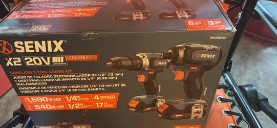 Senix drill and impact kit