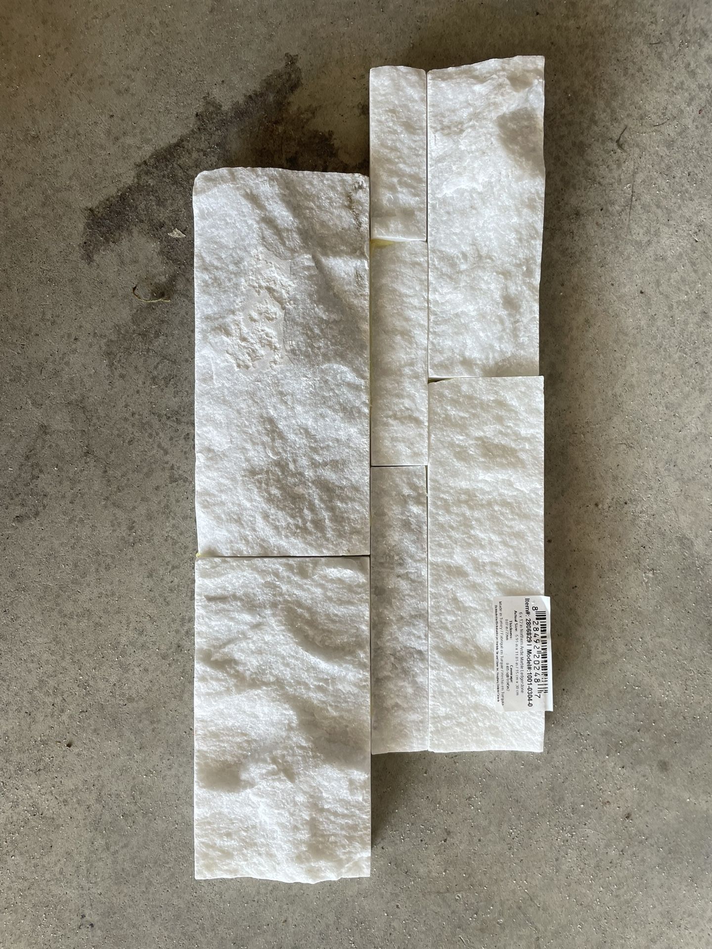 Marble Ledgestone White