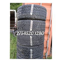 275 45 20  275/45/20 Used Tire Set Installed $280 ‼️‼️