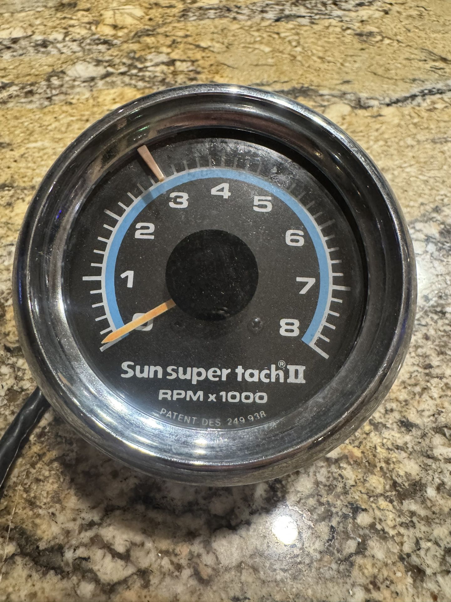 Vintage Sun Super Tach II 8,000 RPM Tachometer