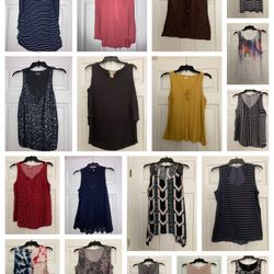 Ladies Gently Worn Sleeveless Tops