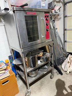 Blodgett Commercial Electric Convection Oven with Stainless Steel Stand
