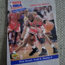 MINT 1993-94 Upper Deck Playoffs Michael Jordan Chicago Bulls #180