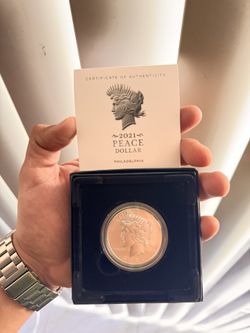2021 Uncirculated $1 Peace Silver Dollar 