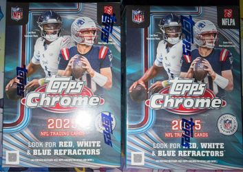 Topps Chrome 2025 NFL Blaster Box $50 cash or Zelle