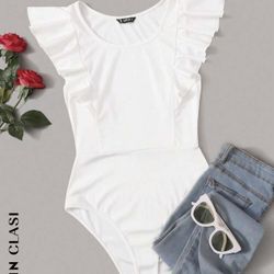 Elegant White Bodysuit 