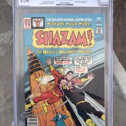 Shazam #28 (1977) CGC 9.4 — O/w to White Pages; 2nd Black Adam; 1st Since Golden Age