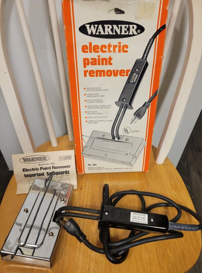 NEW Vintage Warner 382 Electric Paint Remover Tested Rare W/Manual & Box