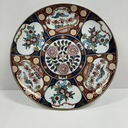 Vintage Imari porcelain charger 