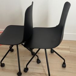 Black chairs