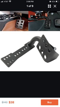 Jeep pedal foot rest