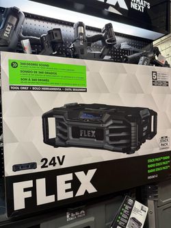 FLEX TOOLS Stack Pack JOBSITE Radio